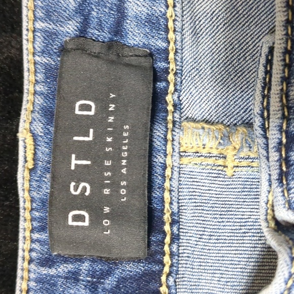 DSTLD Womens Mid-Rise Skinny Fit Blue Jeans Size 30x28 NWT - Picture 5 of 9